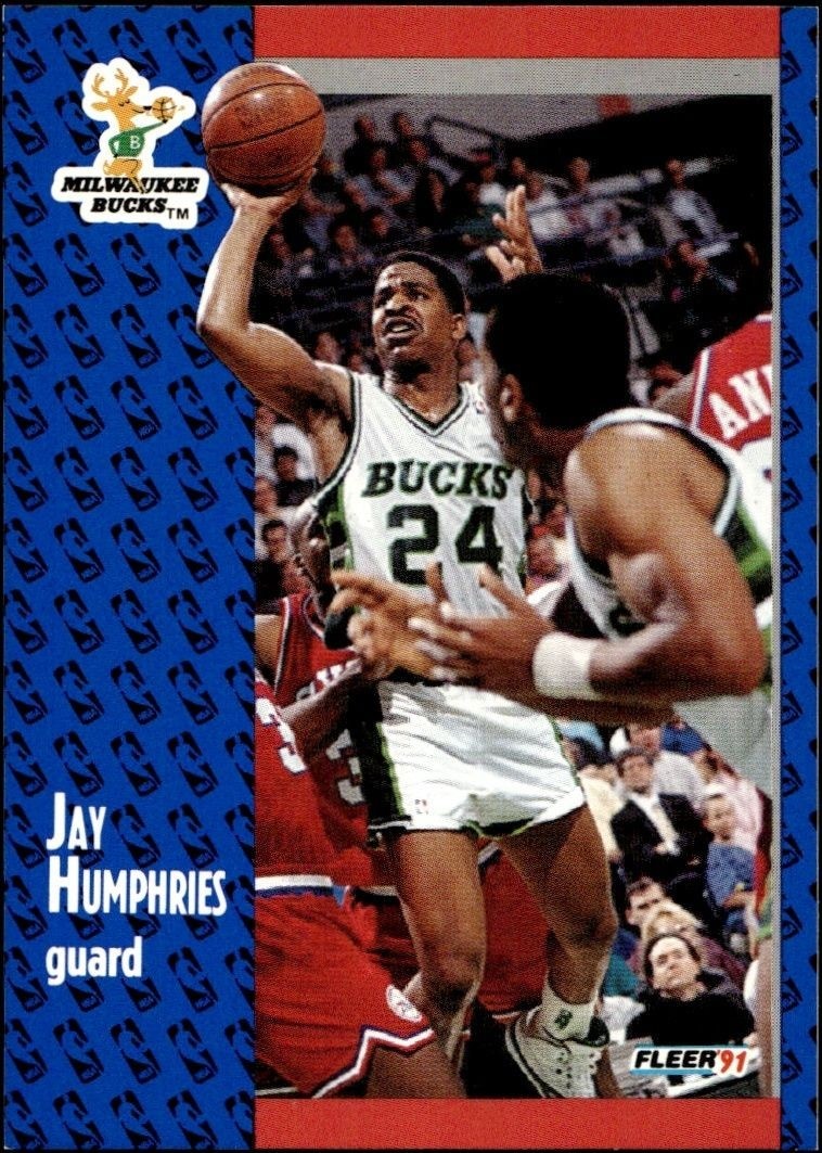 1991-92 Fleer Jay Humphries #116 trading card