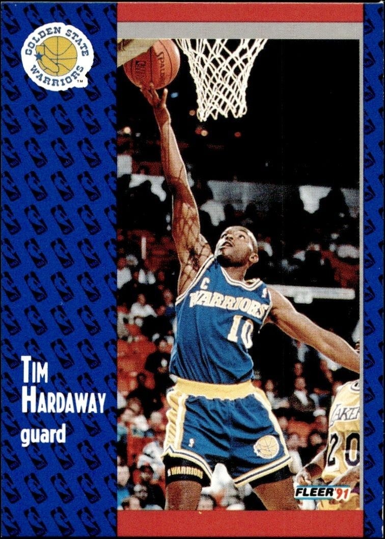 1991-92 Fleer Tim Hardaway #65 trading card