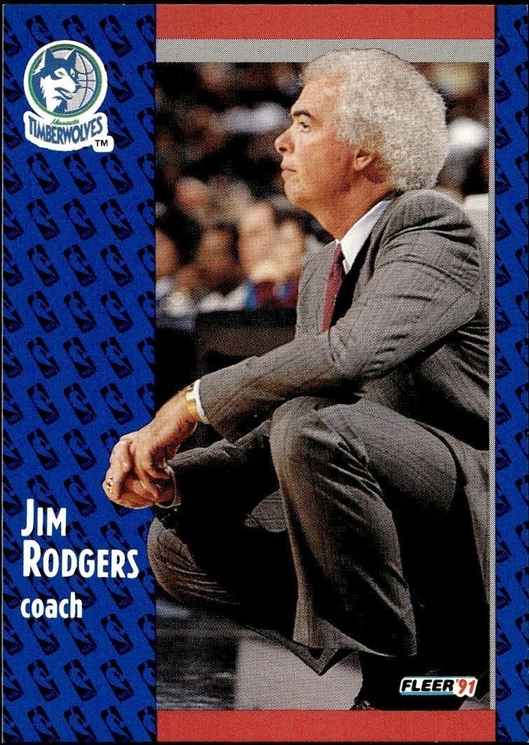 1991-92 Fleer Jim Rodgers #126 trading card