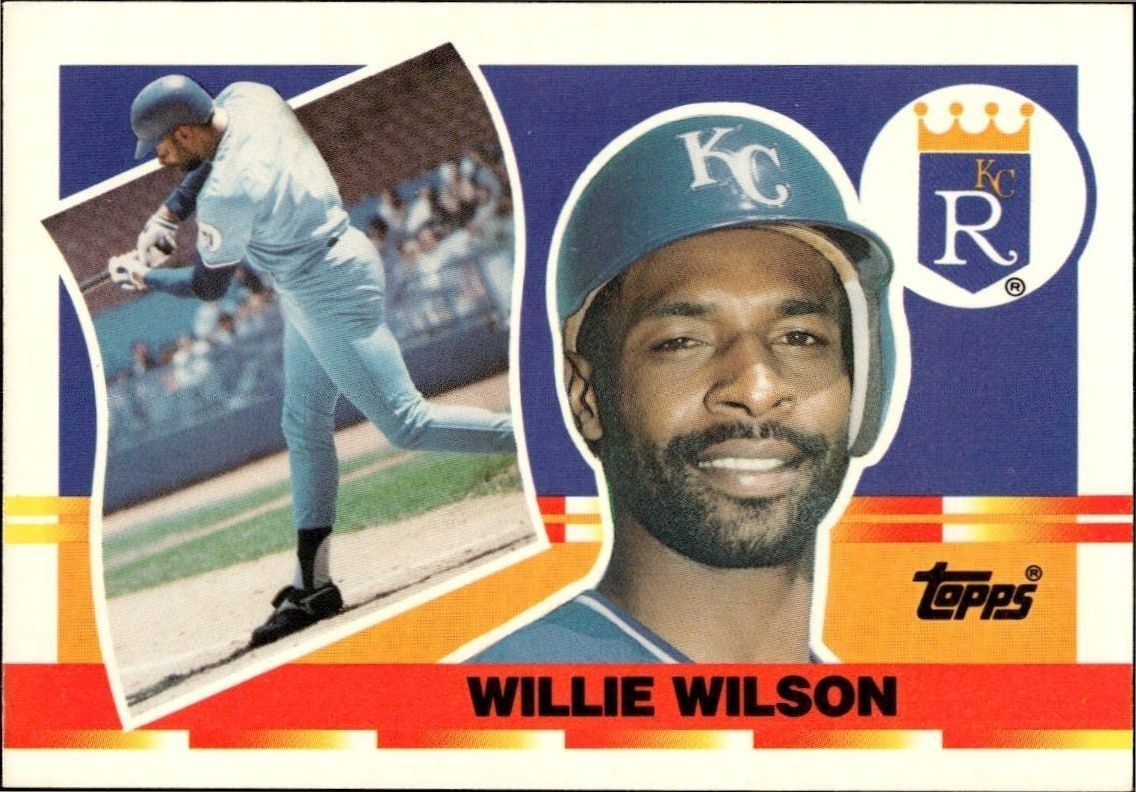 1990 Topps Big Willie Wilson #45 trading card