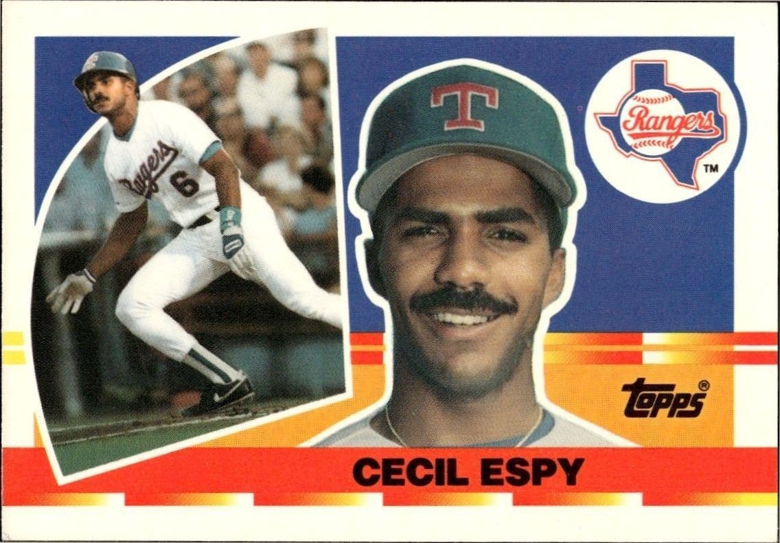 1990 Topps Big Cecil Espy #37 trading card