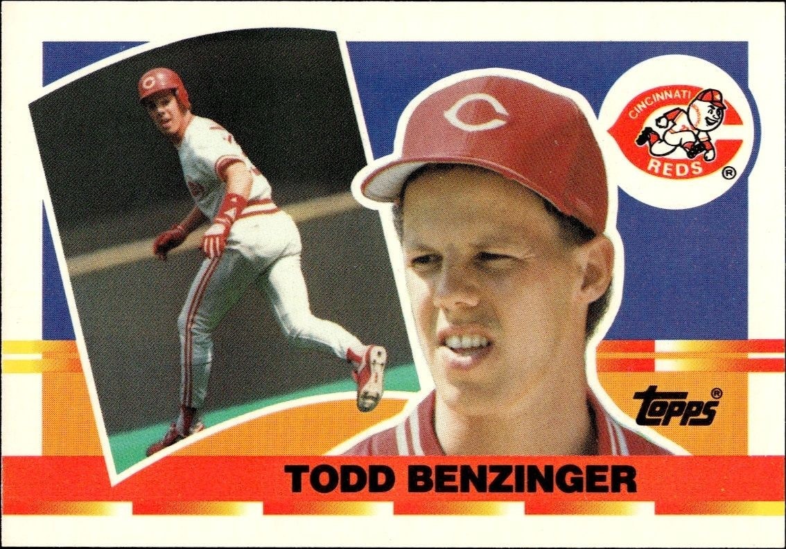 1990 Topps Big Todd Benzinger #14 trading card