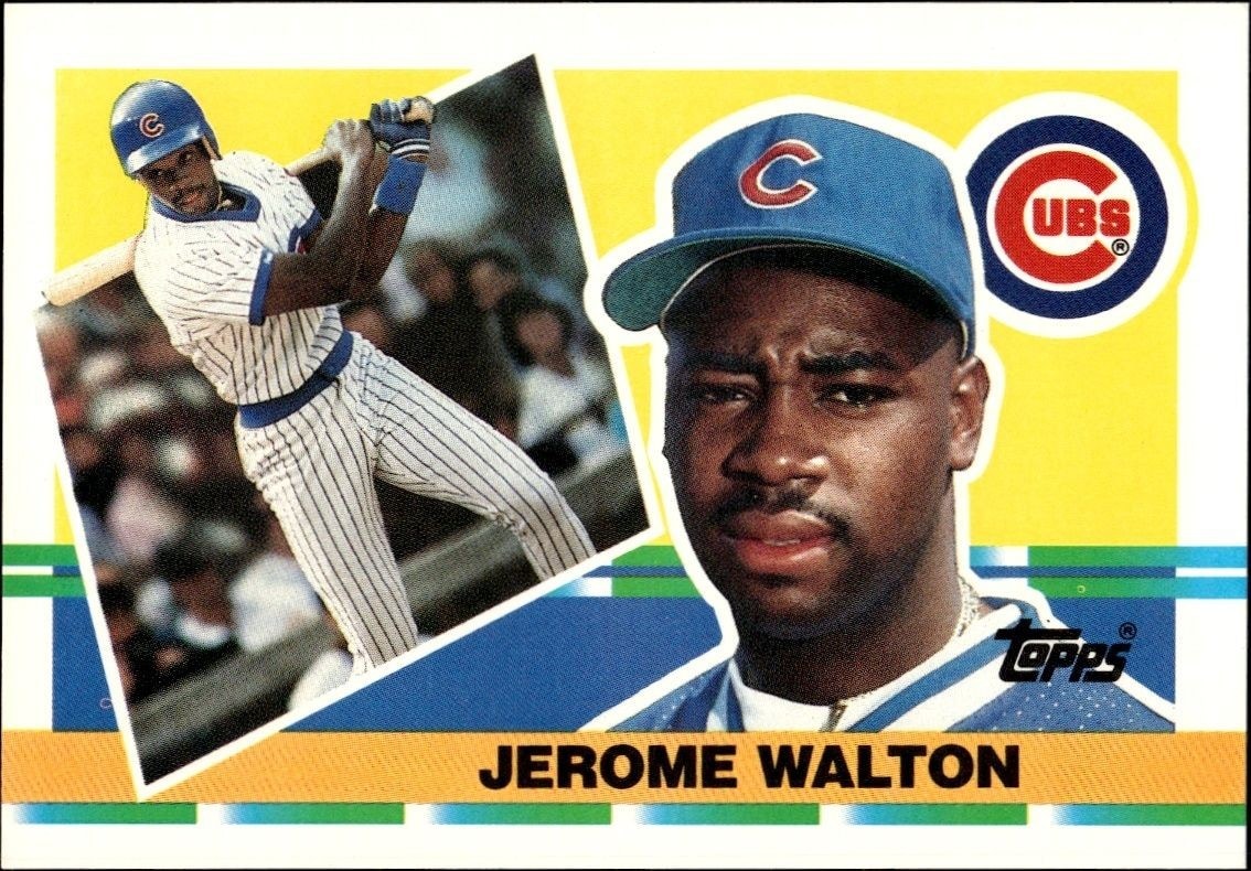 1990 Topps Big Jerome Walton #267 trading card