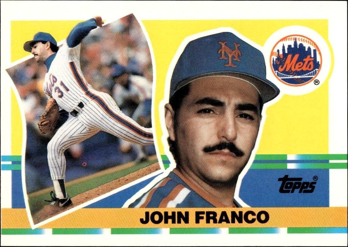 1990 Topps Big John Franco #264 trading card
