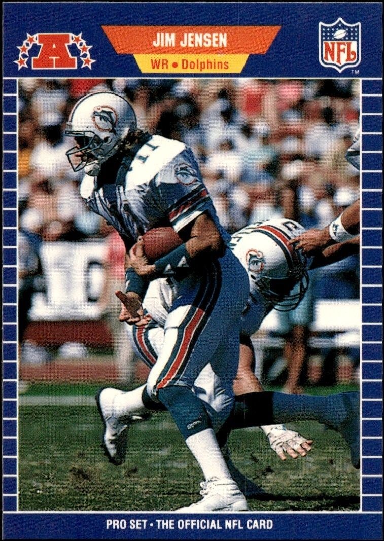 1989 Pro-Set Jim Jensen #217 trading card
