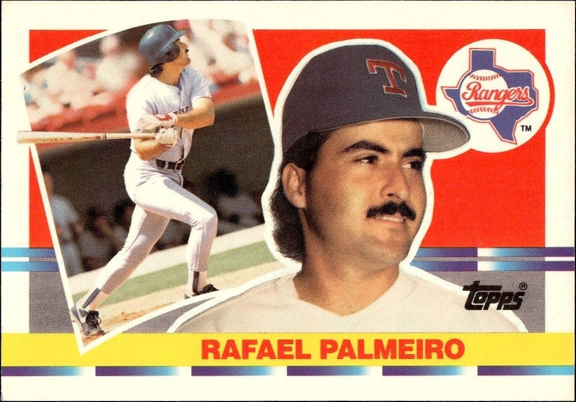 1990 Topps Big Rafael Palmeiro #127 trading card