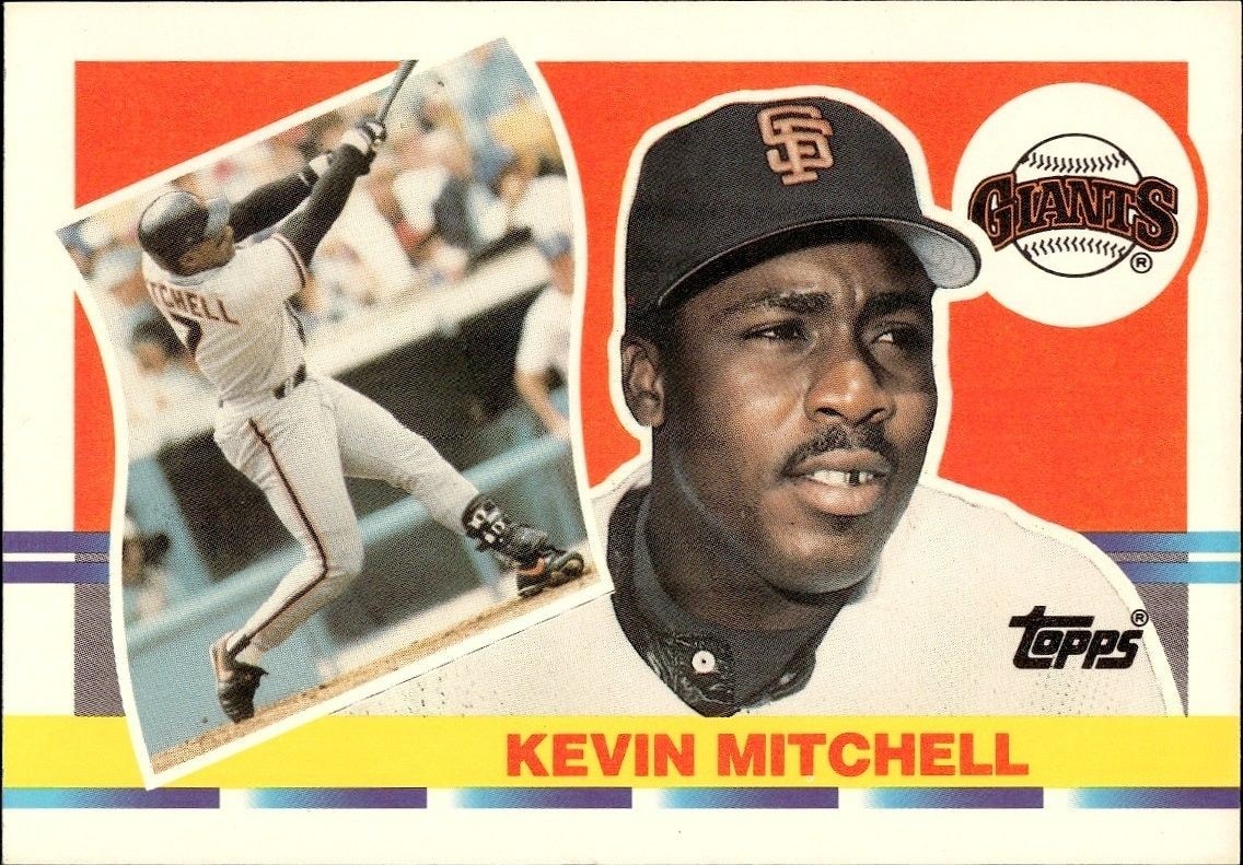 1990 Topps Big Kevin Mitchell #137 trading card