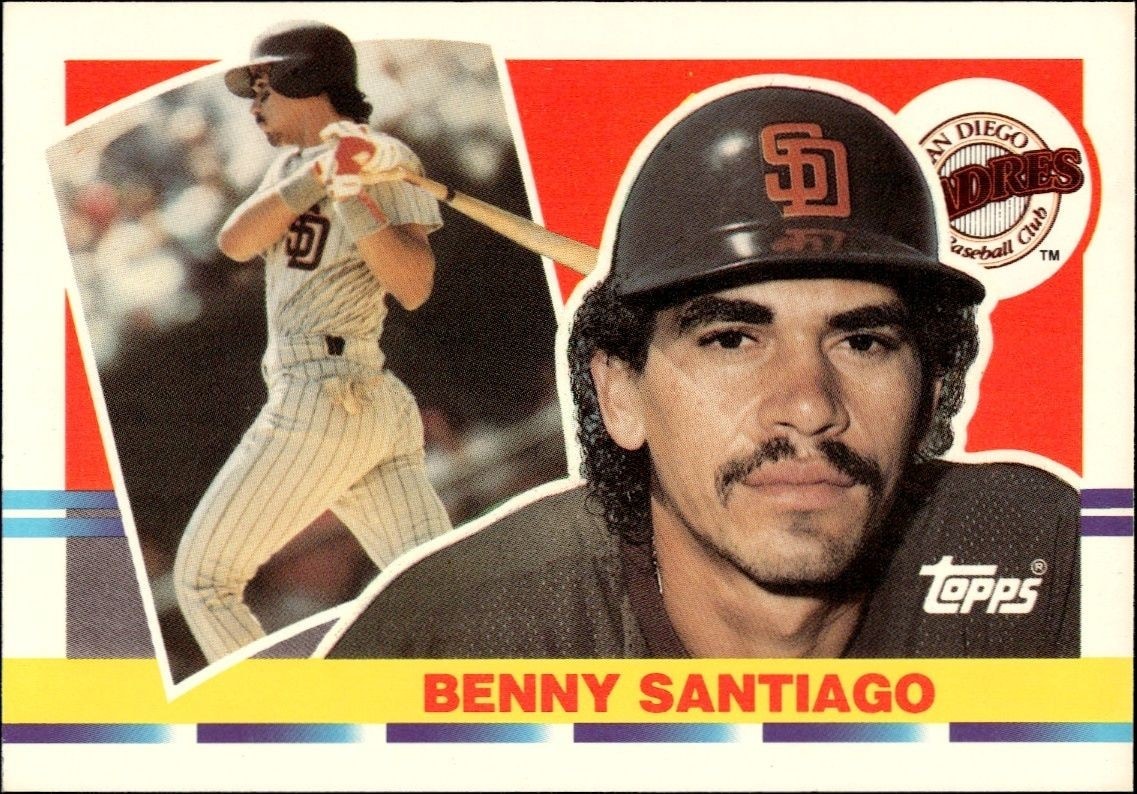 1990 Topps Big Benny Santiago #125 trading card