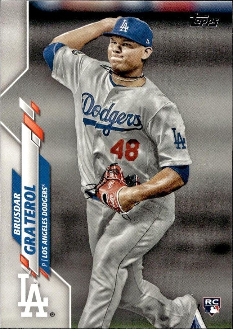 2020 Topps Series 2 Brusdar Graterol #434 trading card