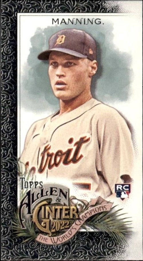 2022 Topps Allen & Ginter Matt Manning #185 trading card