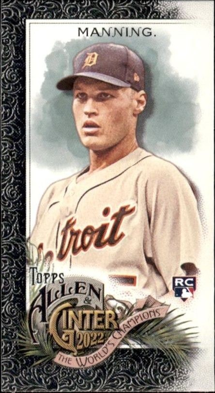 2022 Topps Allen & Ginter Matt Manning #185 trading card