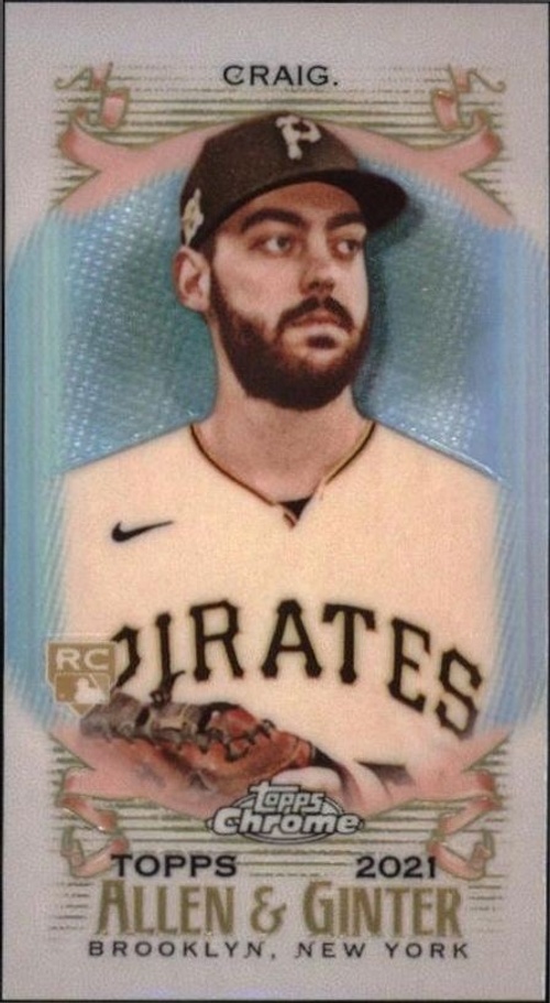 2021 Topps Allen & Ginter Chrome Will Craig #195 trading card