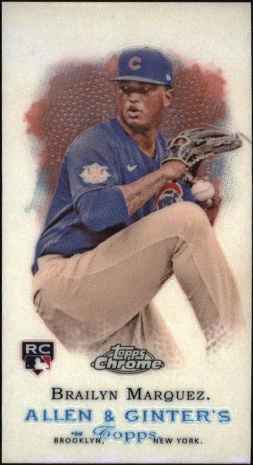 2021 Topps Allen & Ginter Chrome Brailyn Marquez #MRD-8 trading card