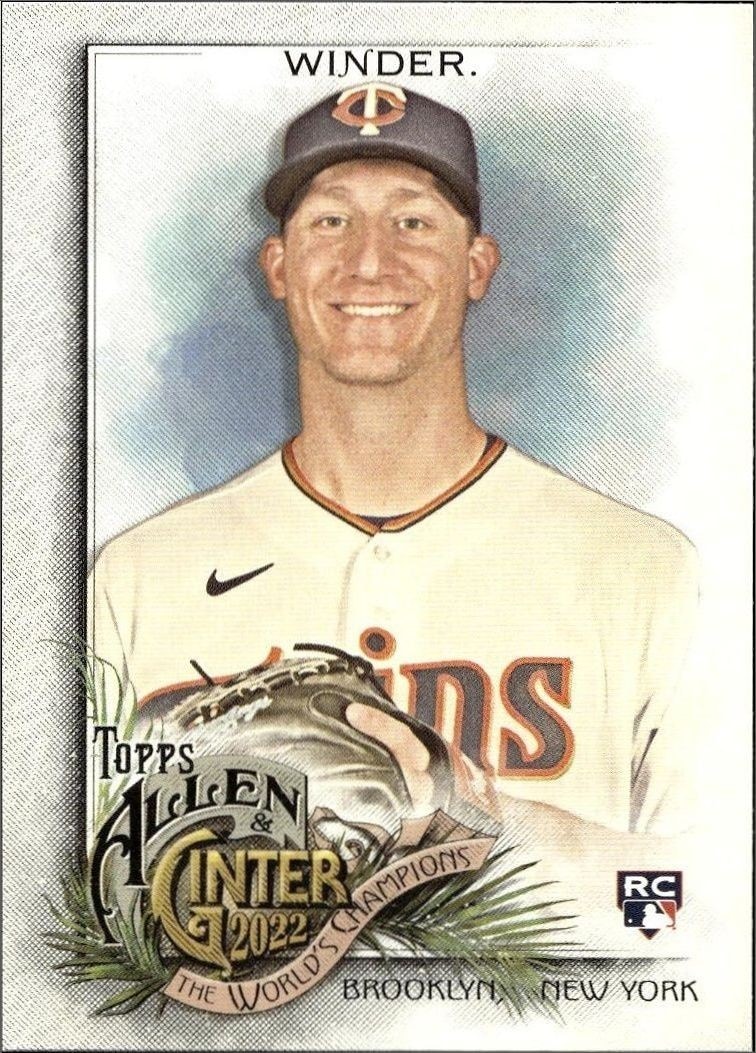 2022 Topps Allen & Ginter Josh Winder #256 trading card