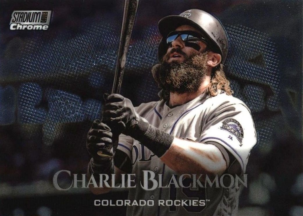2019 Topps Stadium Club Chrome Charlie Blackmon #SCC-57 trading card