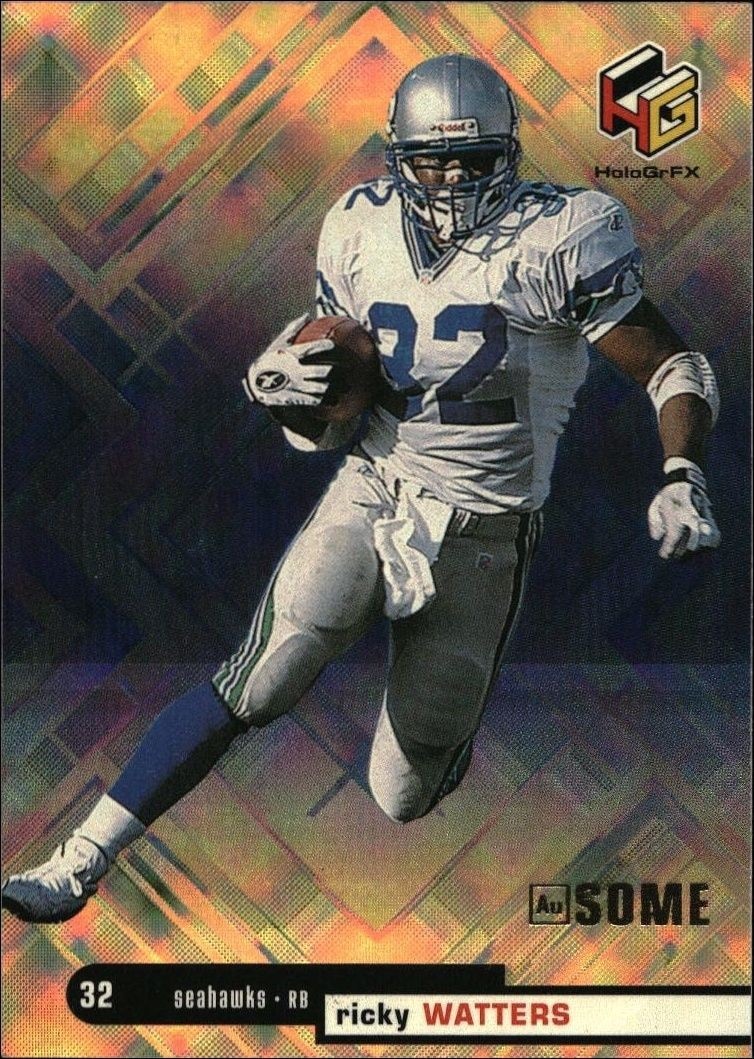 1999 Upper-Deck Hologrfx Ricky Watters #AU54 trading card