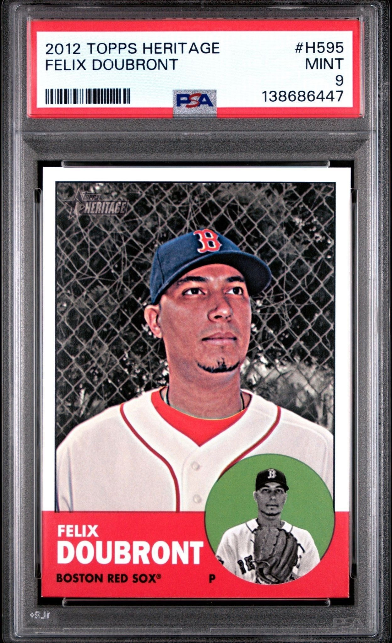 2012 Topps Heritage High Number Felix Doubront #H595 trading card