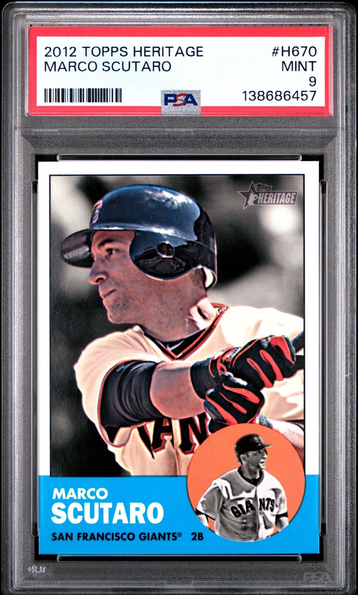 2012 Topps Heritage High Number Marco Scutaro #H670 trading card
