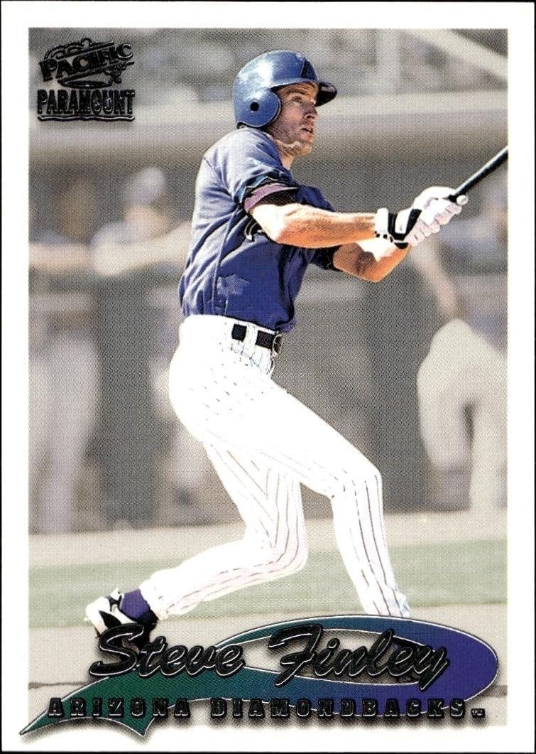 1999 Pacific Paramount Steve Finley #13 trading card