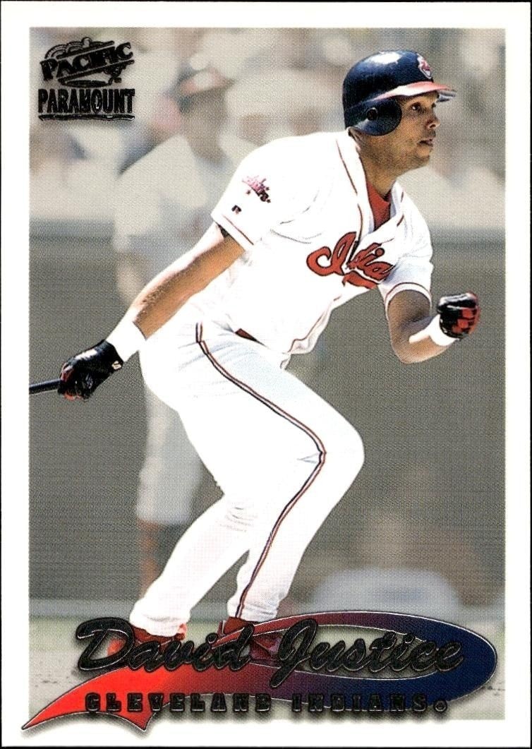 1999 Pacific Paramount David Justice #73 trading card