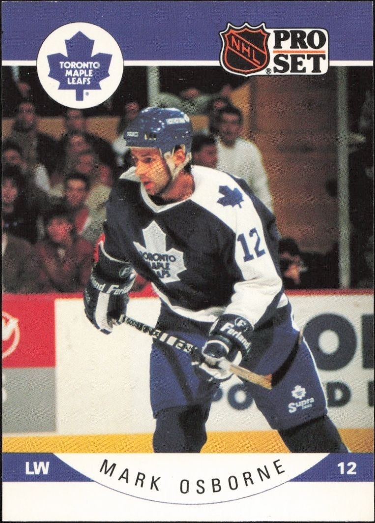 1990-91 Pro-Set NHL Series 1 Mark Osborne #287 trading card