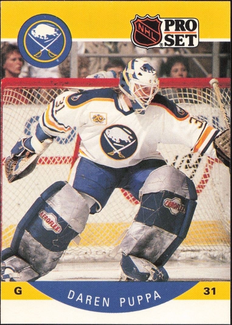 1990-91 Pro-Set NHL Series 1 Daren Puppa #27 trading card