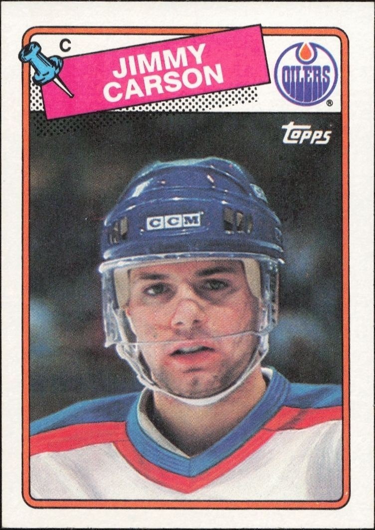 1989-90 Topps Jimmy Carson #9 trading card