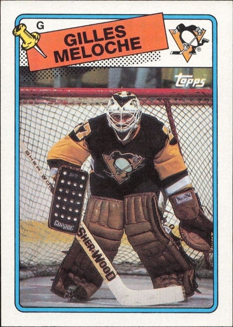 1989-90 Topps Gilles Meloche #8 trading card