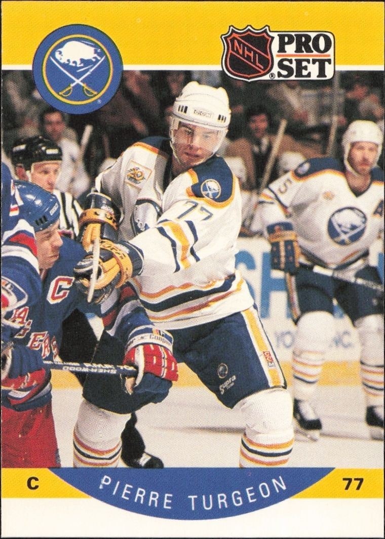 1990-91 Pro-Set NHL Series 1 Pierre Turgeon #31 trading card