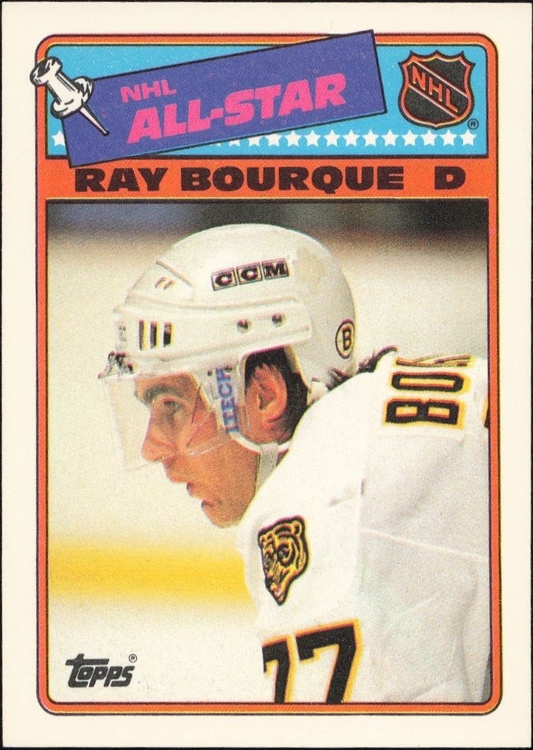 1989-90 Topps Ray Bourque #5 trading card