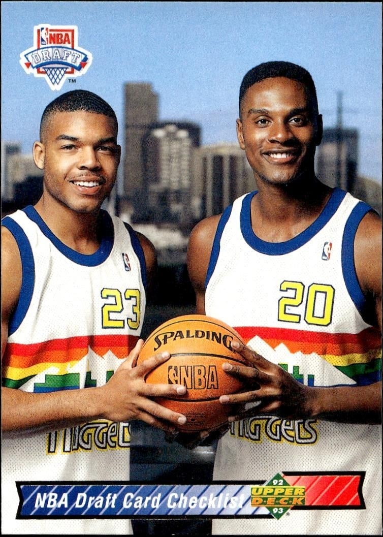 1992-93 Upper Deck Checklist #21 basketball trading card front
