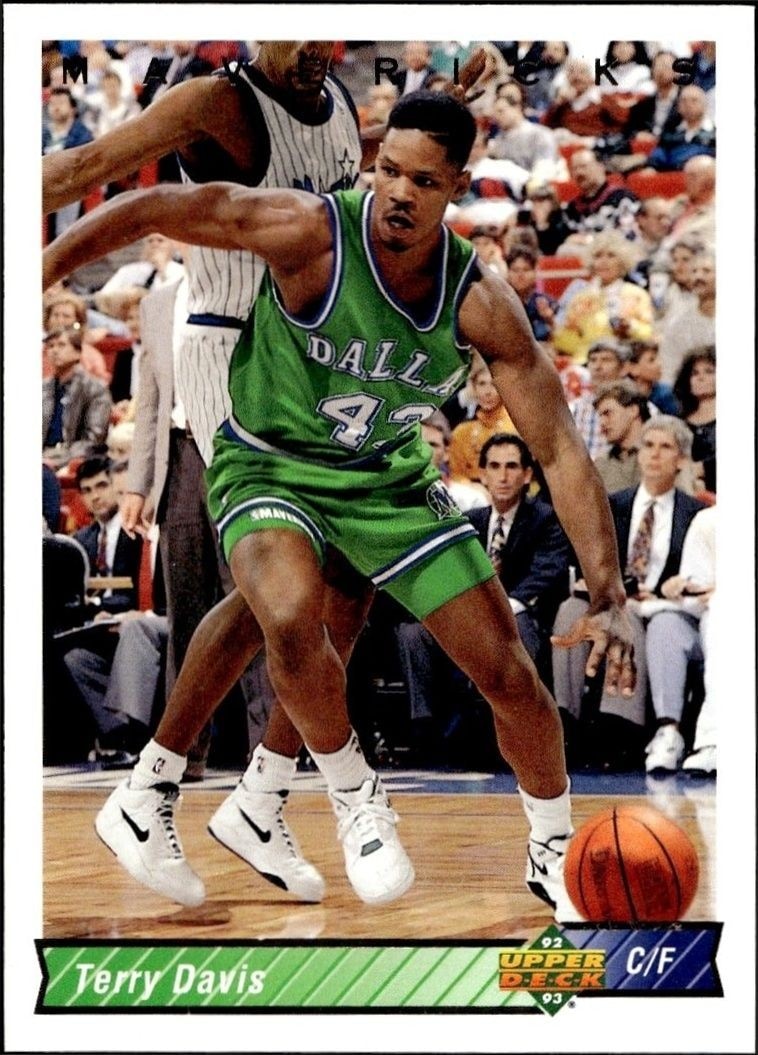 1992-93 Upper-Deck Terry Davis #92 trading card