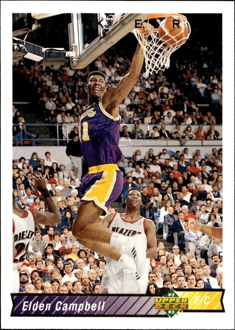 1992-93 Upper-Deck Elden Campbell #152 trading card