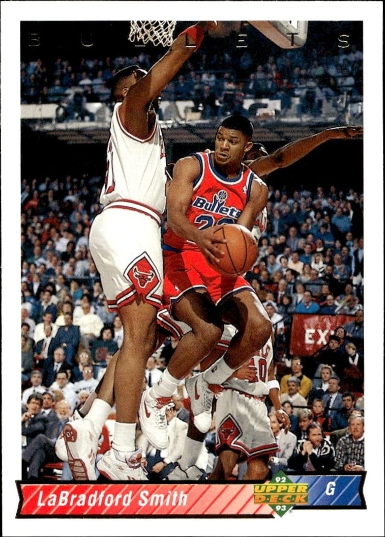 1992-93 Upper-Deck LaBradford Smith #80 trading card