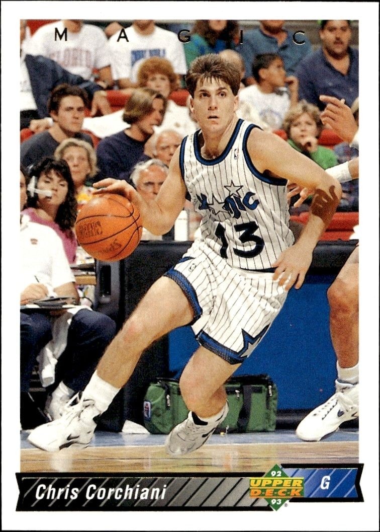 1992-93 Upper-Deck Chris Corchiani #76 trading card