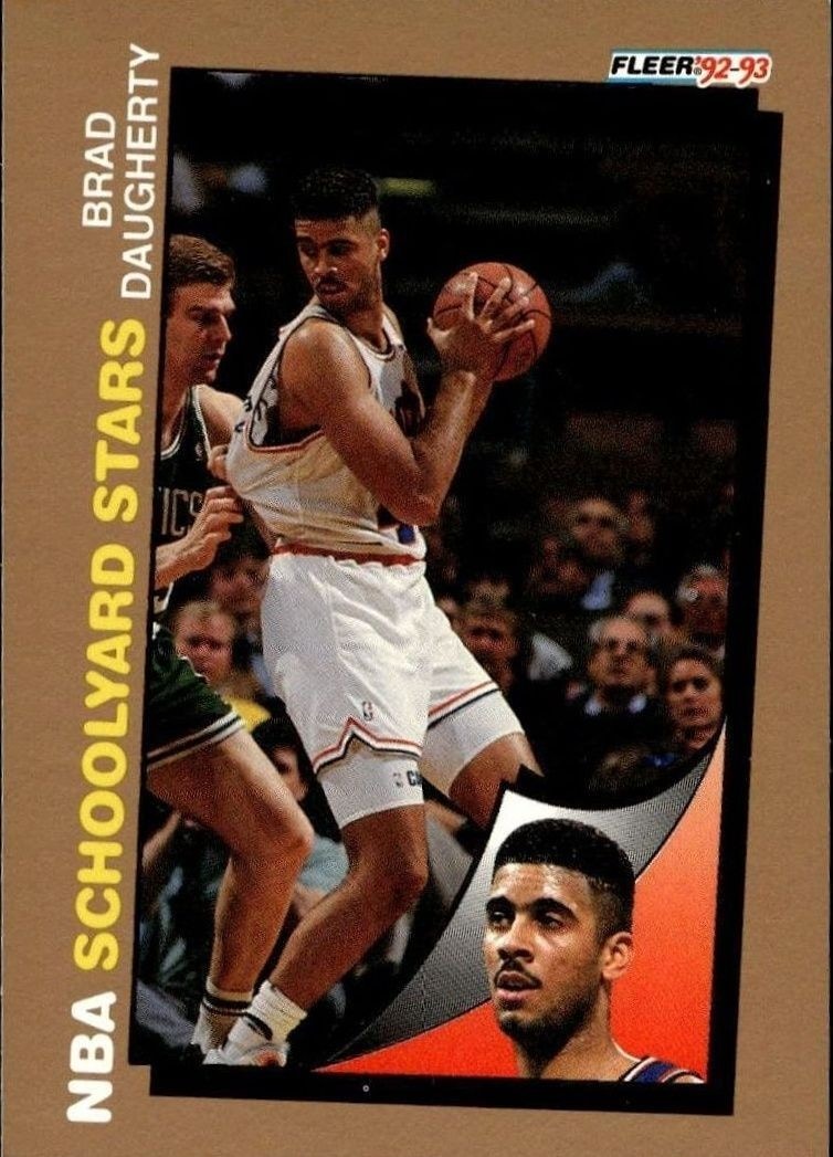 1992-93 Fleer Brad Daugherty #257 trading card