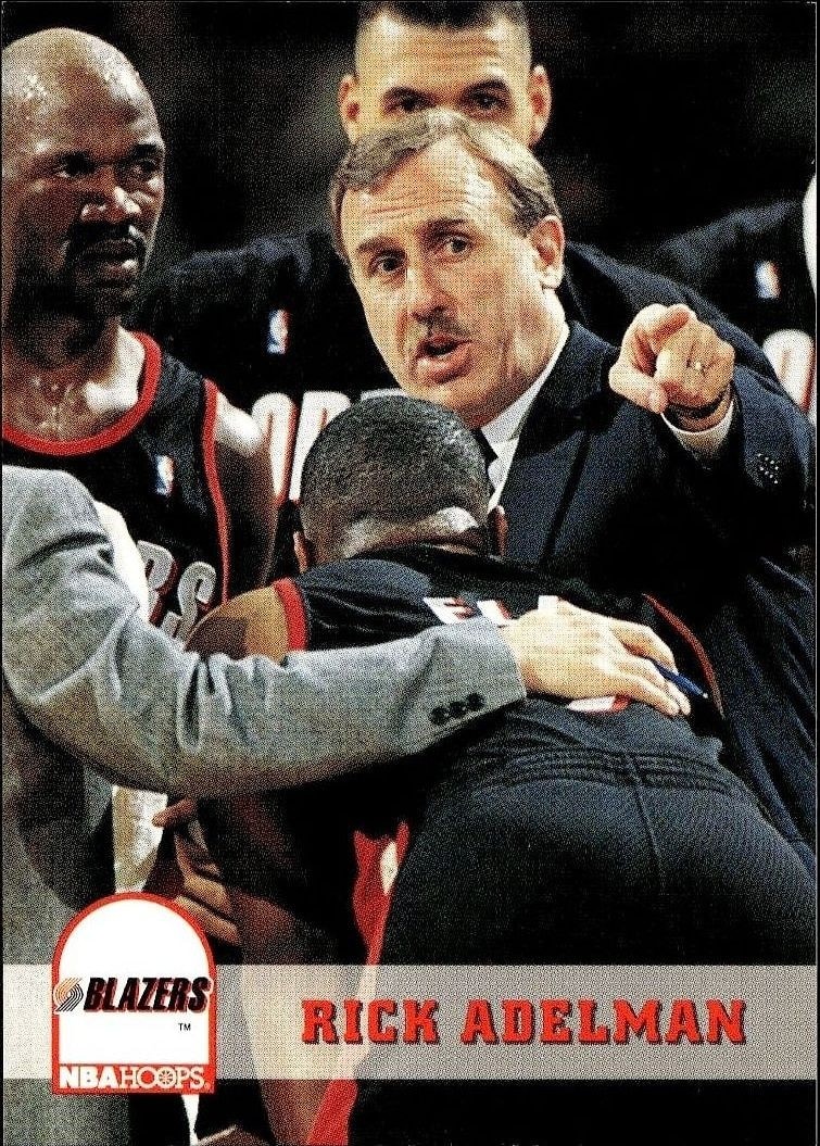 1993-94 Skybox NBA Hoops Series 1 Rick Adelman #251 trading card