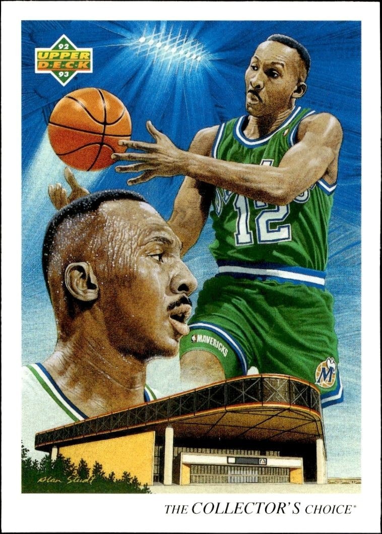 1992-93 Upper-Deck Derek Harper #49 trading card