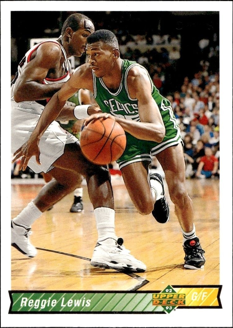 1992-93 Upper-Deck Reggie Lewis #120 trading card
