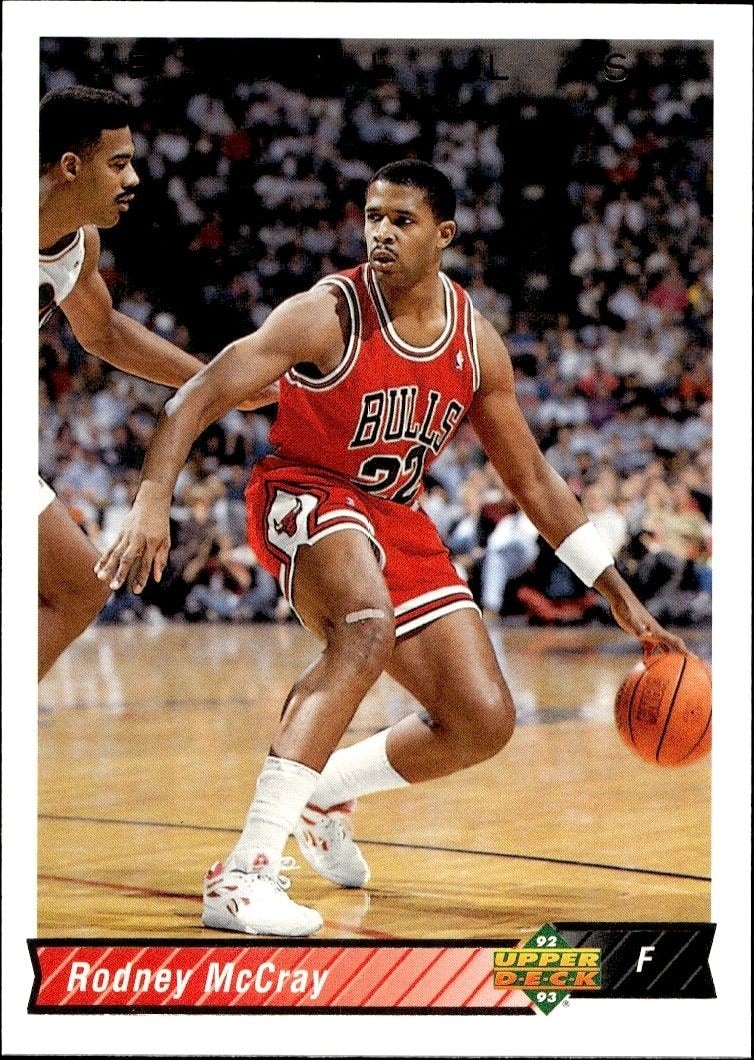 1992-93 Upper-Deck Rodney McCray #344 trading card