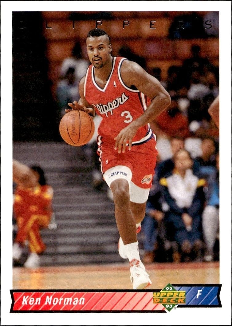 1992-93 Upper-Deck Ken Norman #295 trading card