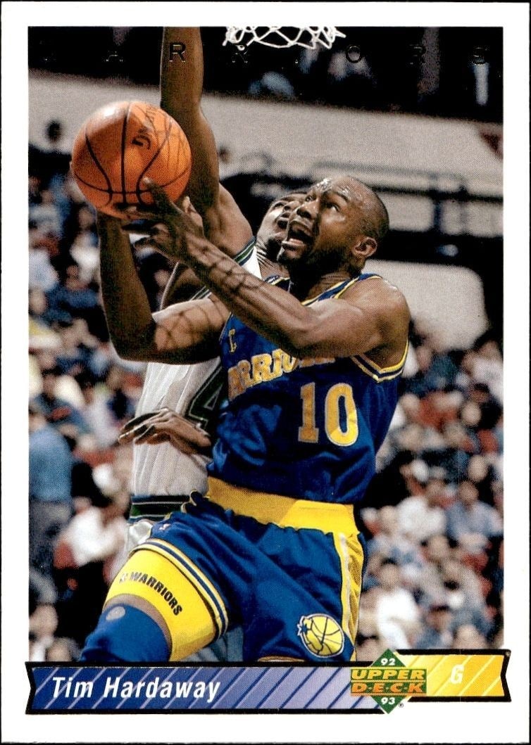 1992-93 Upper-Deck Tim Hardaway #261 trading card