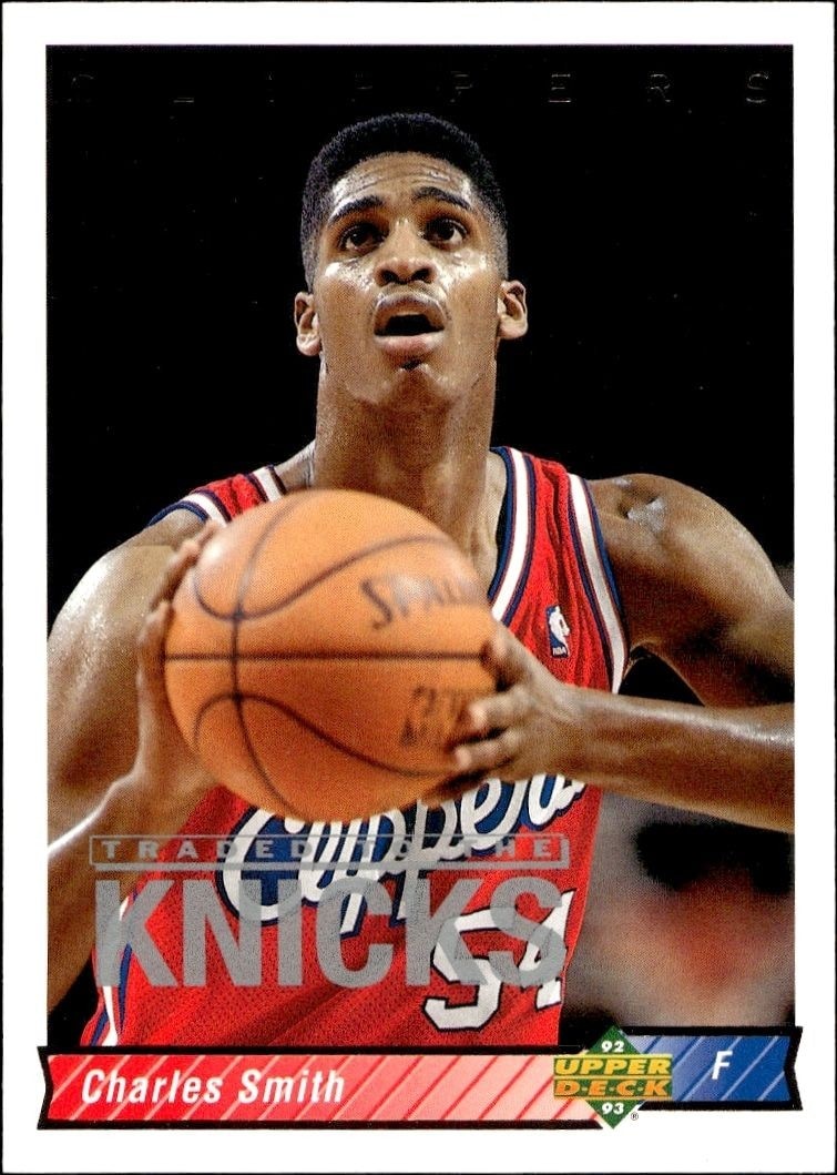 1992-93 Upper-Deck Charles Smith #254 trading card