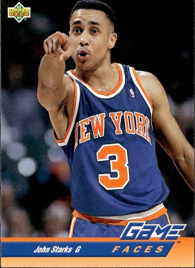 1992-93 Upper-Deck John Starks #492 trading card