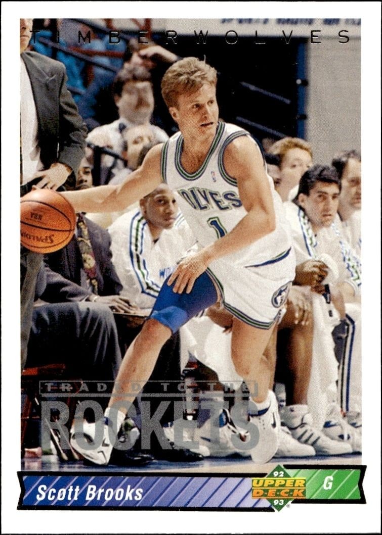 1992-93 Upper-Deck Scott Brooks #248 trading card