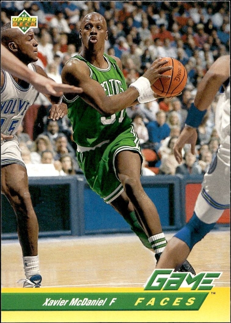 1992-93 Upper-Deck Xavier McDaniel #490 trading card