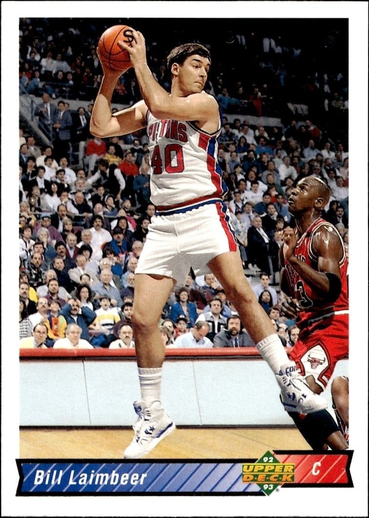 1992-93 Upper-Deck Bill Laimbeer #223 trading card
