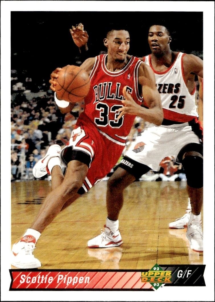 1992-93 Upper-Deck Scottie Pippen #133 trading card