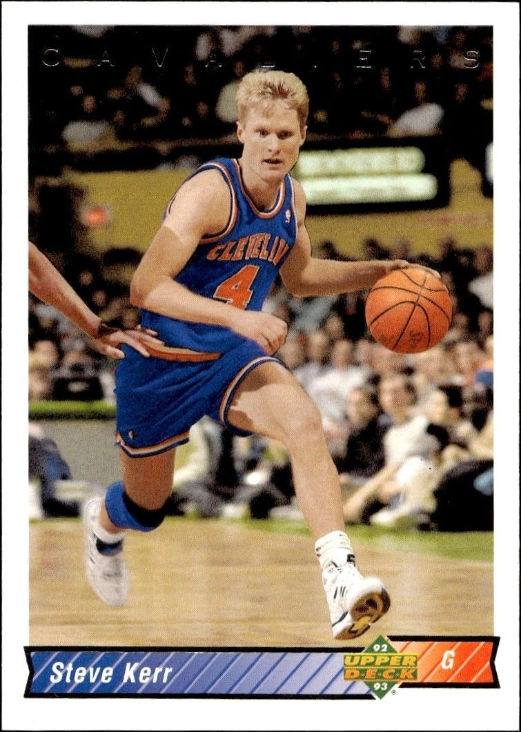 1992-93 Upper-Deck Steve Kerr #304 trading card