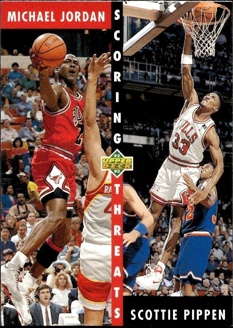 1992-93 Upper-Deck Michael Jordan #62 trading card